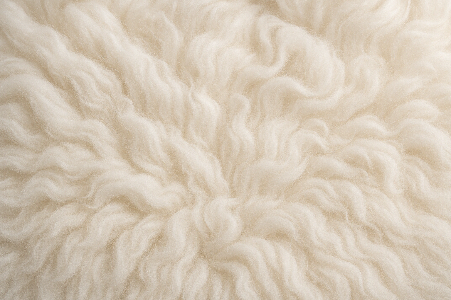 white wool